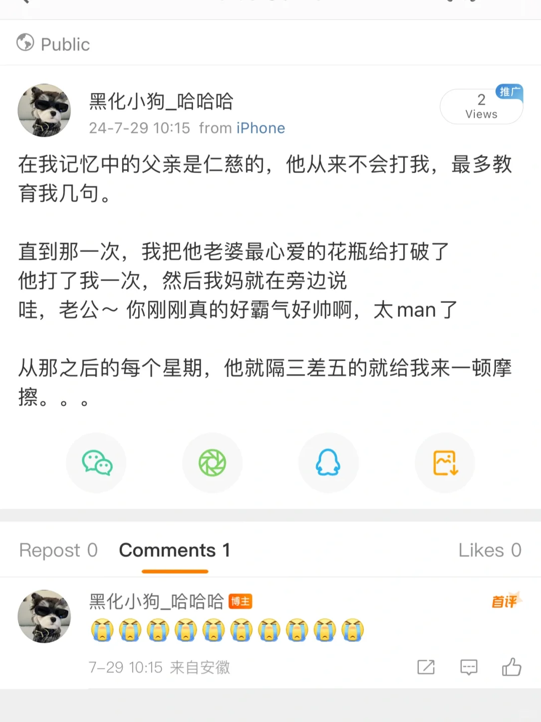 终究是我一个人扛下了所有