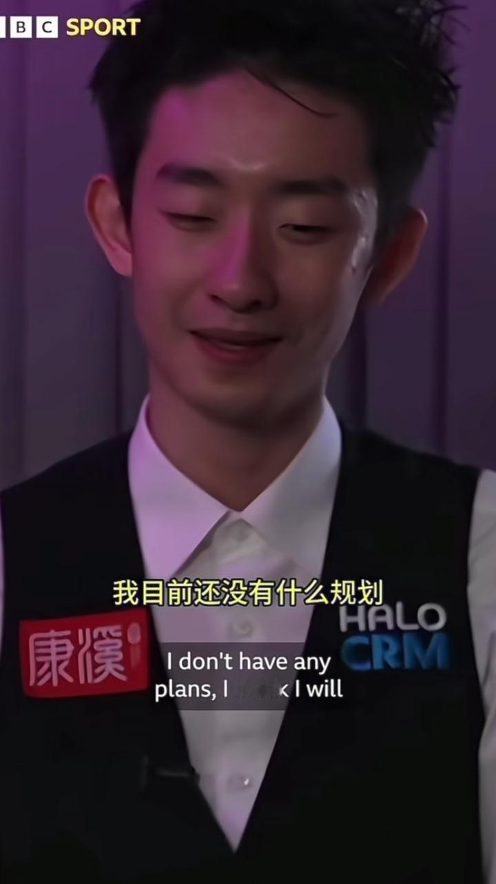 吴宜泽最新采访太实在了，全程用英语聊起奖金的规划，一点不绕弯子，直言会用这笔钱在