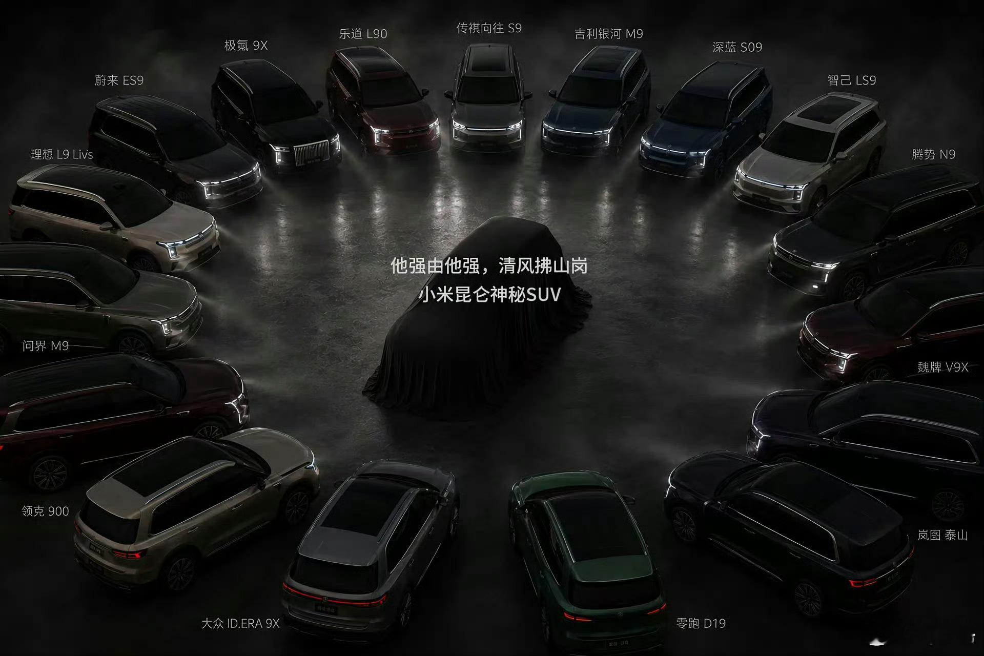 这么一看，国内的全尺寸SUV市场，确实有点饱和了。小米昆仑神秘SUV？是不是你最