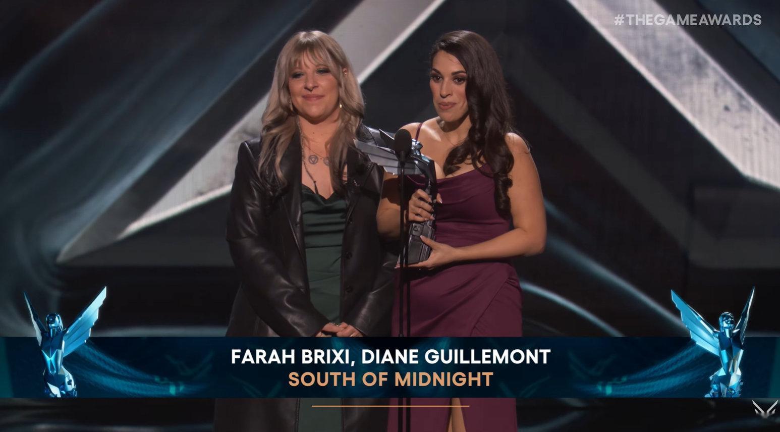 《午夜以南》获得TGA2025最具影响力游戏。提名游戏：《Consume Me》