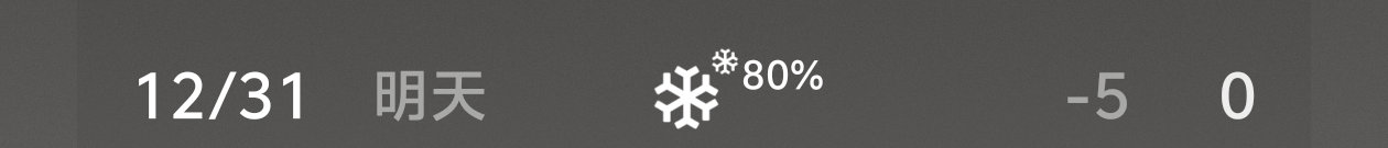 2025最后一天迎来了雪天 