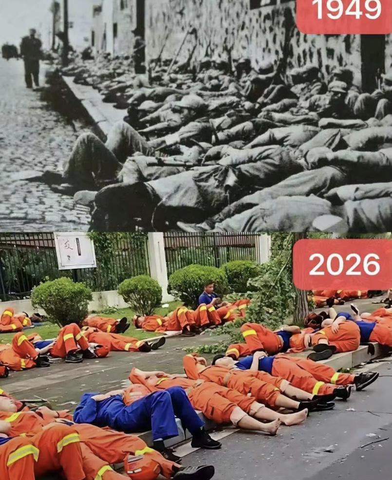“不忘初心，牢记使命”不是一句口号！
→1949年，当中国人民解放军解放上海时，
