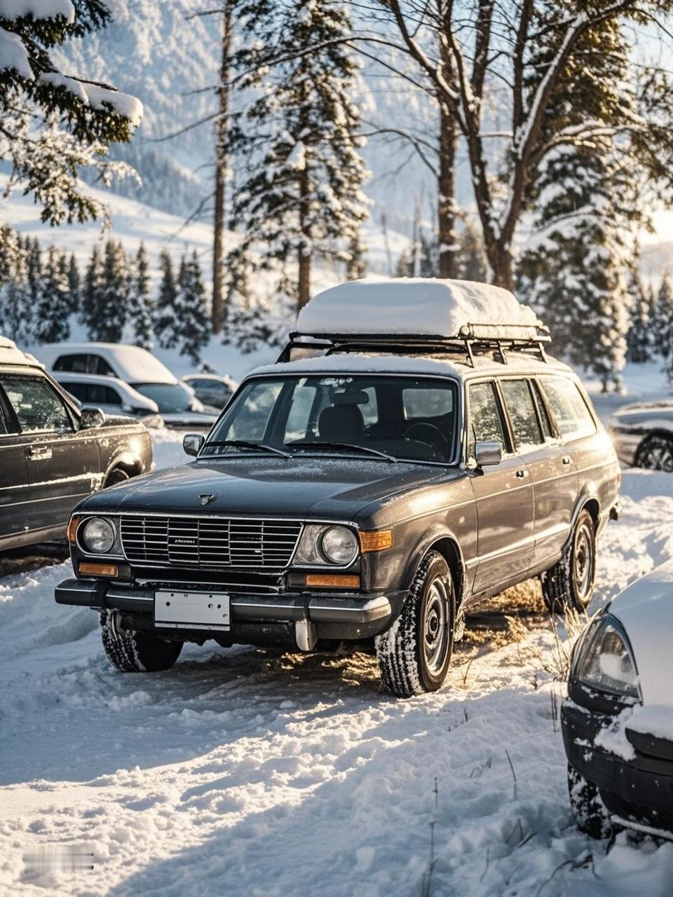 冬日生活打卡季旅行车不旅行行不行。