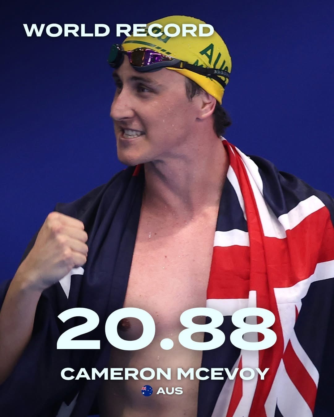 2026年中国游泳公开赛 诞生新的世界纪录！澳大利亚名将卡梅伦-麦克沃伊以20秒