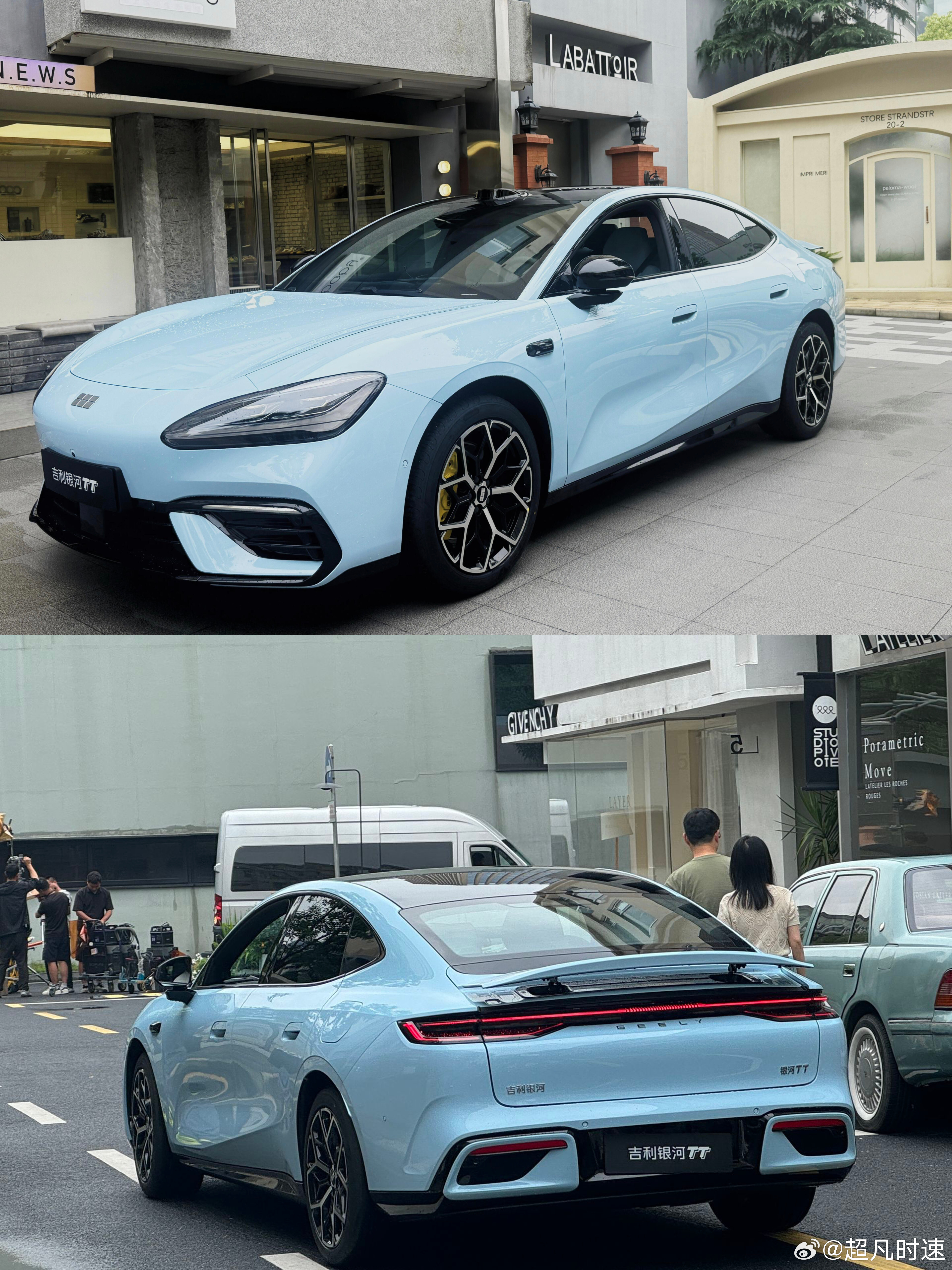 吉利银河TT实车，大过小米SU7配578马力长宽高4999/1919/1479m