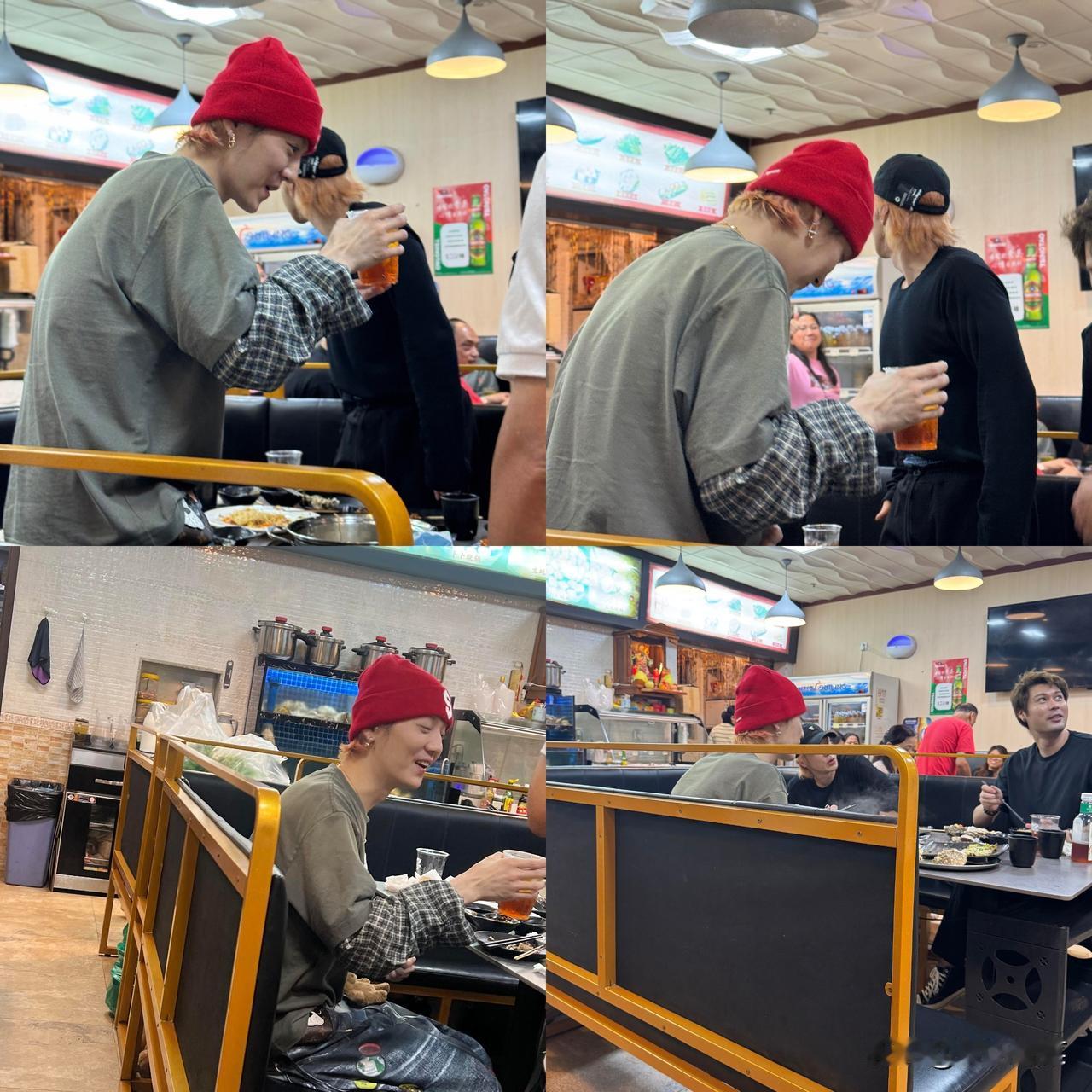 鹿晗瘦成纸片人了！近日，网友发文透露，在澳门吃宵夜遇见鹿晗了，本人非常消瘦，与朋