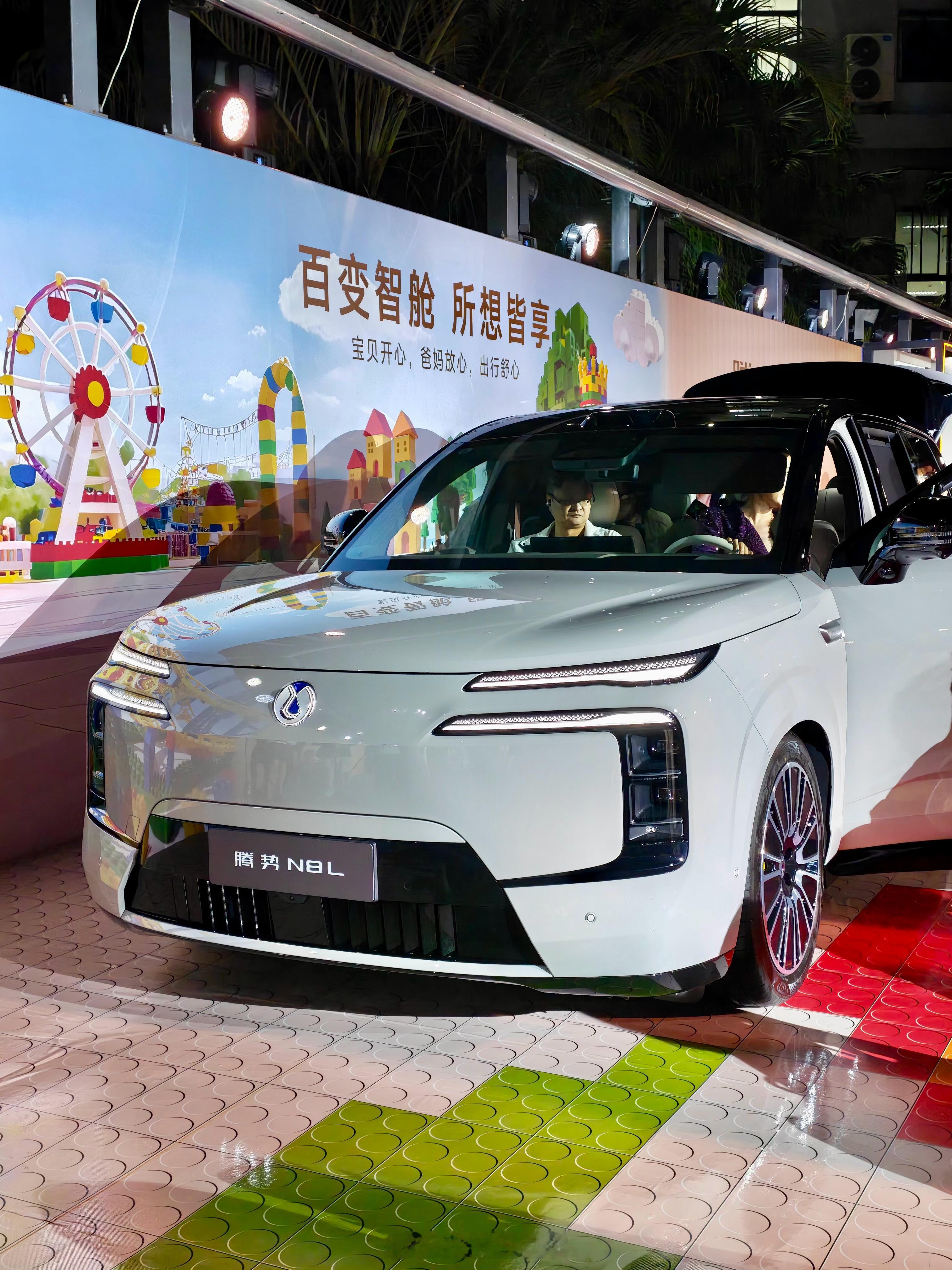 又来比亚迪深圳总部了，这回是腾势N8L的上市发布会有云辇，有天神之眼，有易三方，