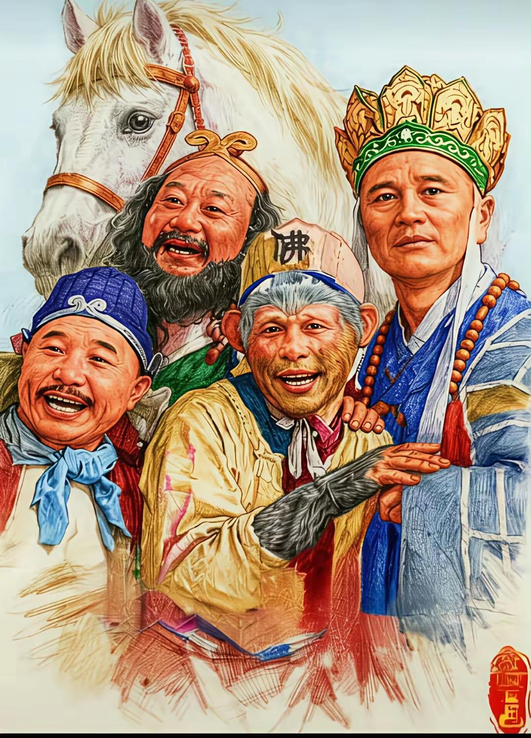 东北《西游记》别有一番韵味。
唐僧：赵本山
孙悟空：孙小宝
沙悟净：范伟
猪八戒