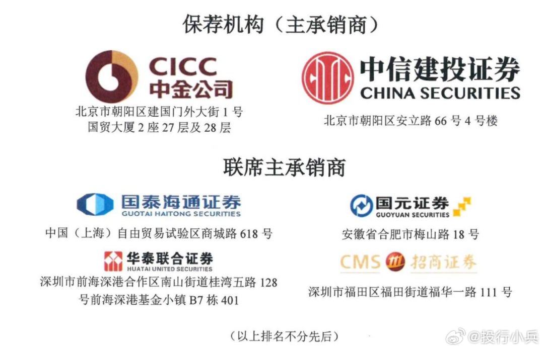 气氛到这里了！长鑫IPO六家券商承销，都是股东！ 