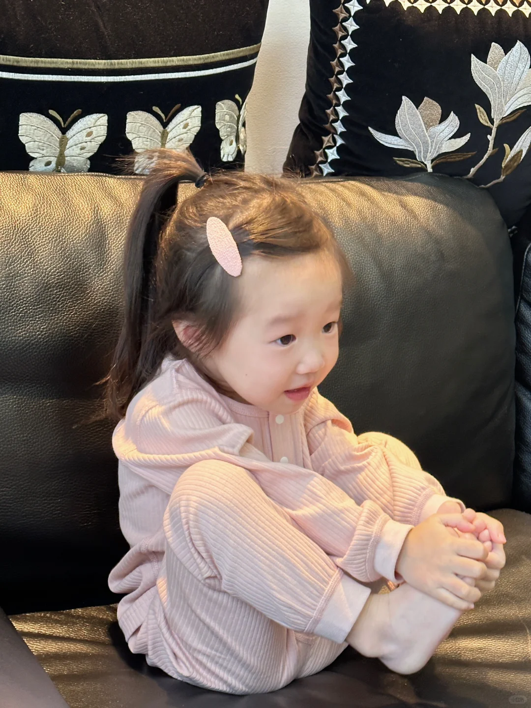 第一套秋衣|女儿在家穿居家服也这么可爱