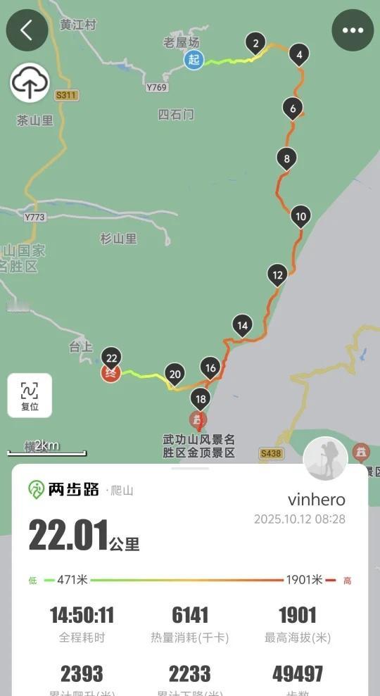 2025.10.12常州出发,一日反穿武功山攻略
小小武功山拿捏 武功山 反穿武