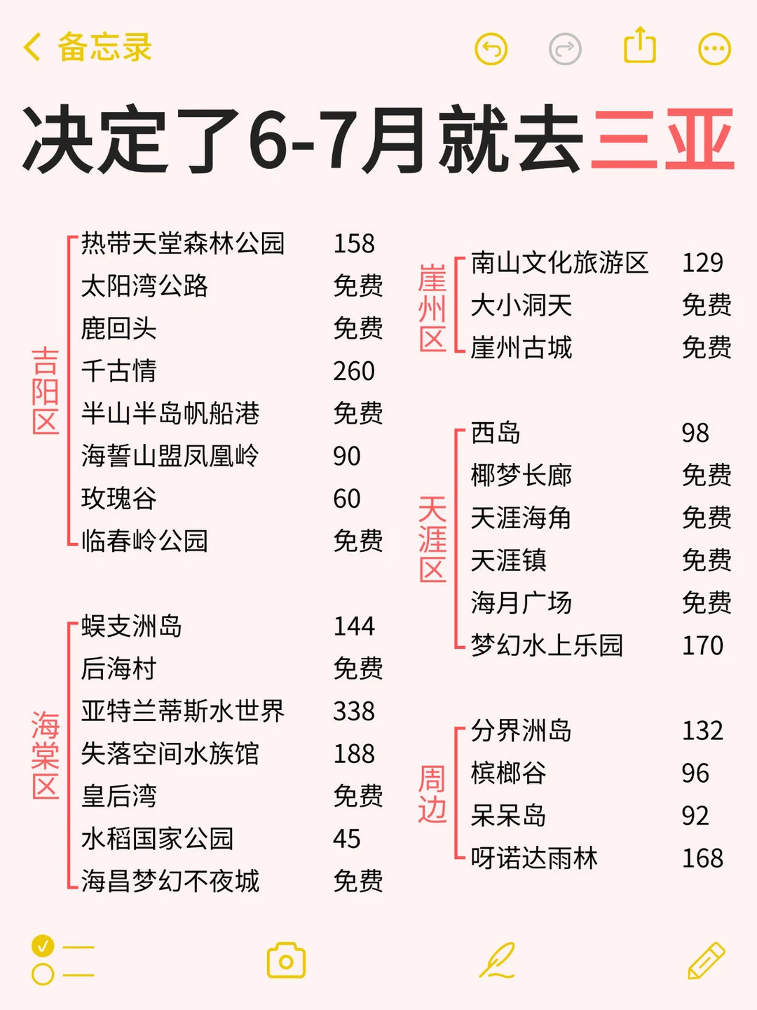 决定了6-7月就去三亚，一定看完再出发！