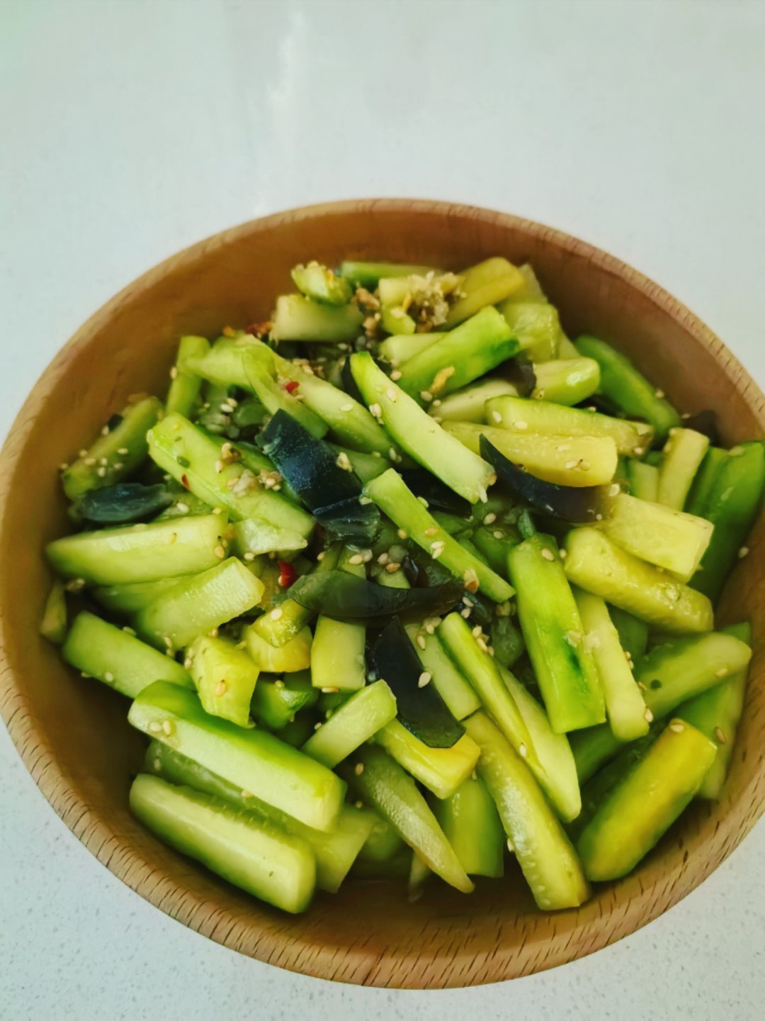 生活手记 我做的凉拌黄瓜皮蛋天下第一好吃😋 