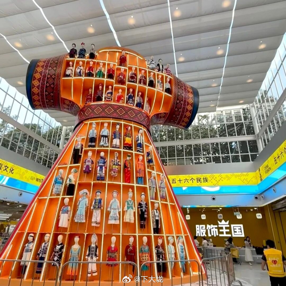 长沙之前有一个零食王国，今天又冒出来一个服饰王国，而且装修风格都一样……不知道是