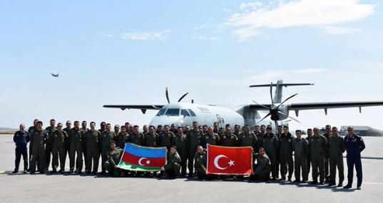 【土耳其和阿塞拜疆武装部队参与的军事演习已在阿塞拜疆开始。】