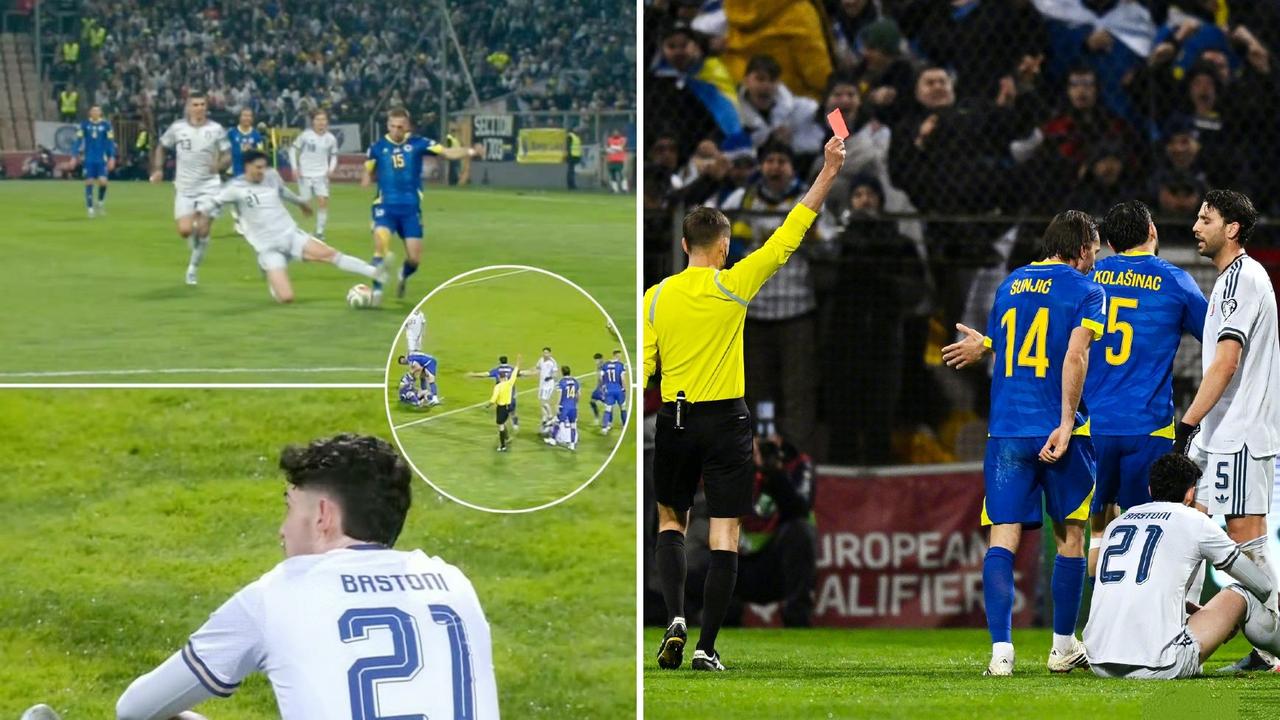 意大利不敌波黑的比赛中巴斯托尼染红，赛后他成为被指责的一大目标。
大量攻击性言论