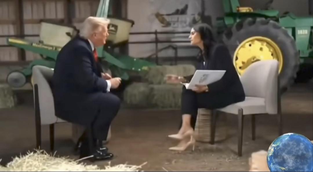 特朗普受访被尖锐提问暴怒离场，竟一脚踩坏麦克风
 
当地时间2026年6月5日，