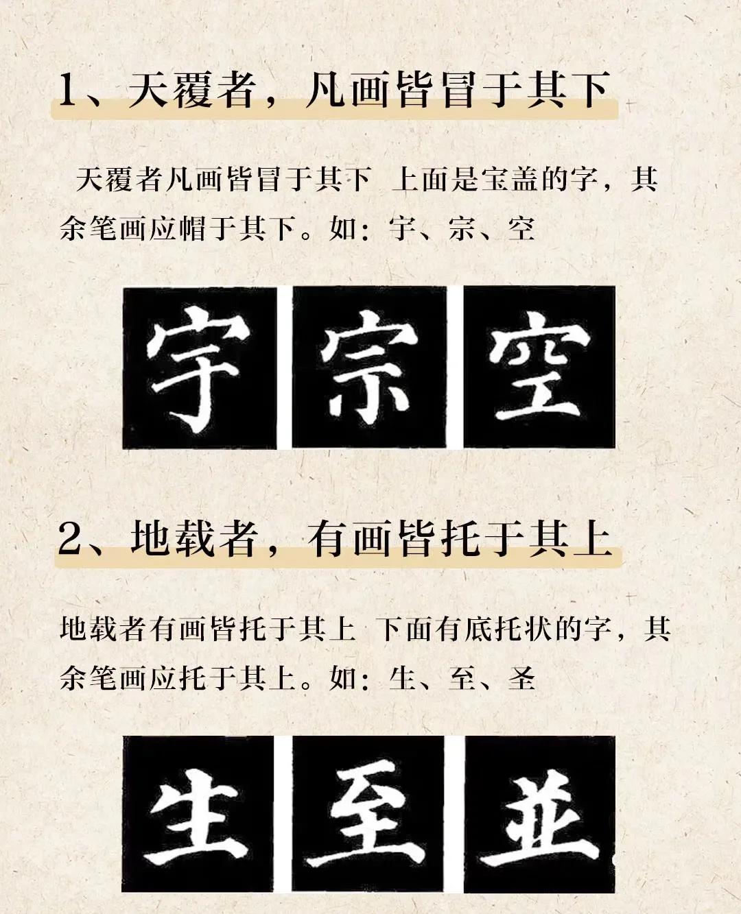 颜楷结体二十法，以颜真卿《多宝塔》选字为例，每一种结体都能学会很多同类型字。
【