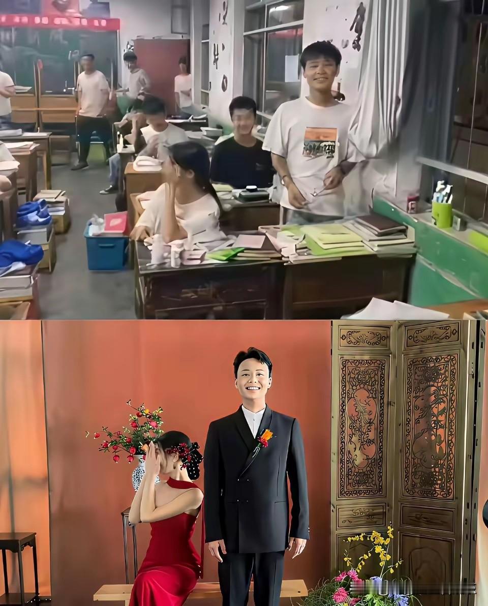 从表情看出来，这是以前的两个人！