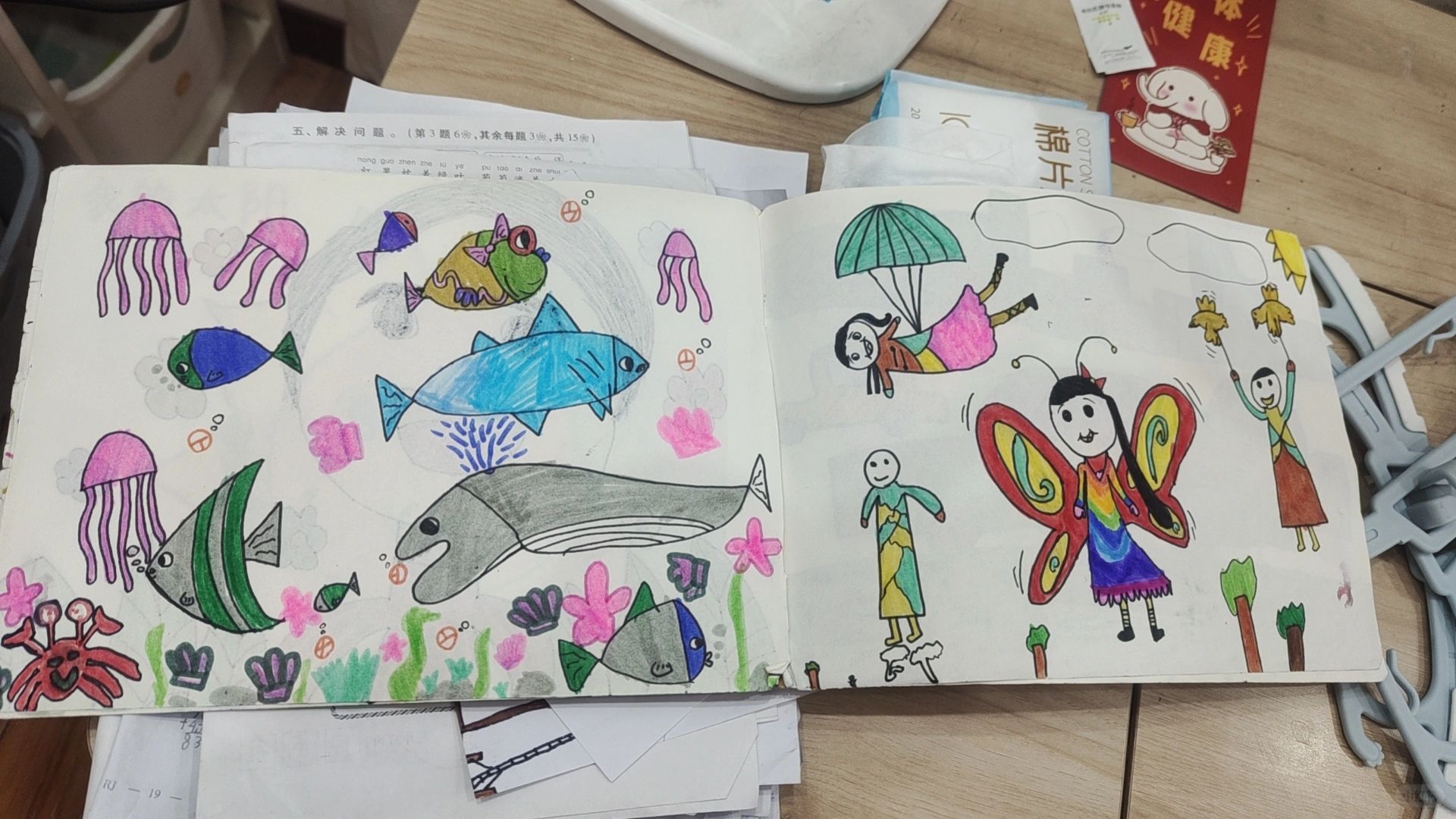 爱画画的孩子 儿童涂鸦