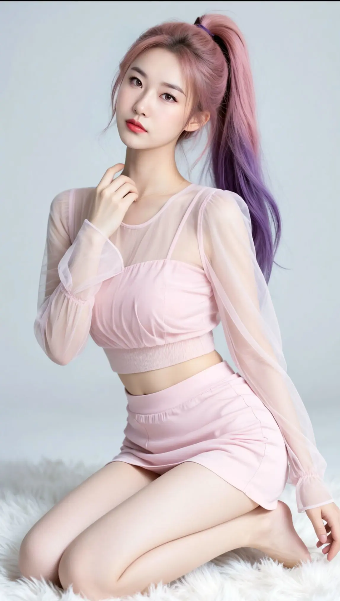 AI粉纱少女写真 ai创作