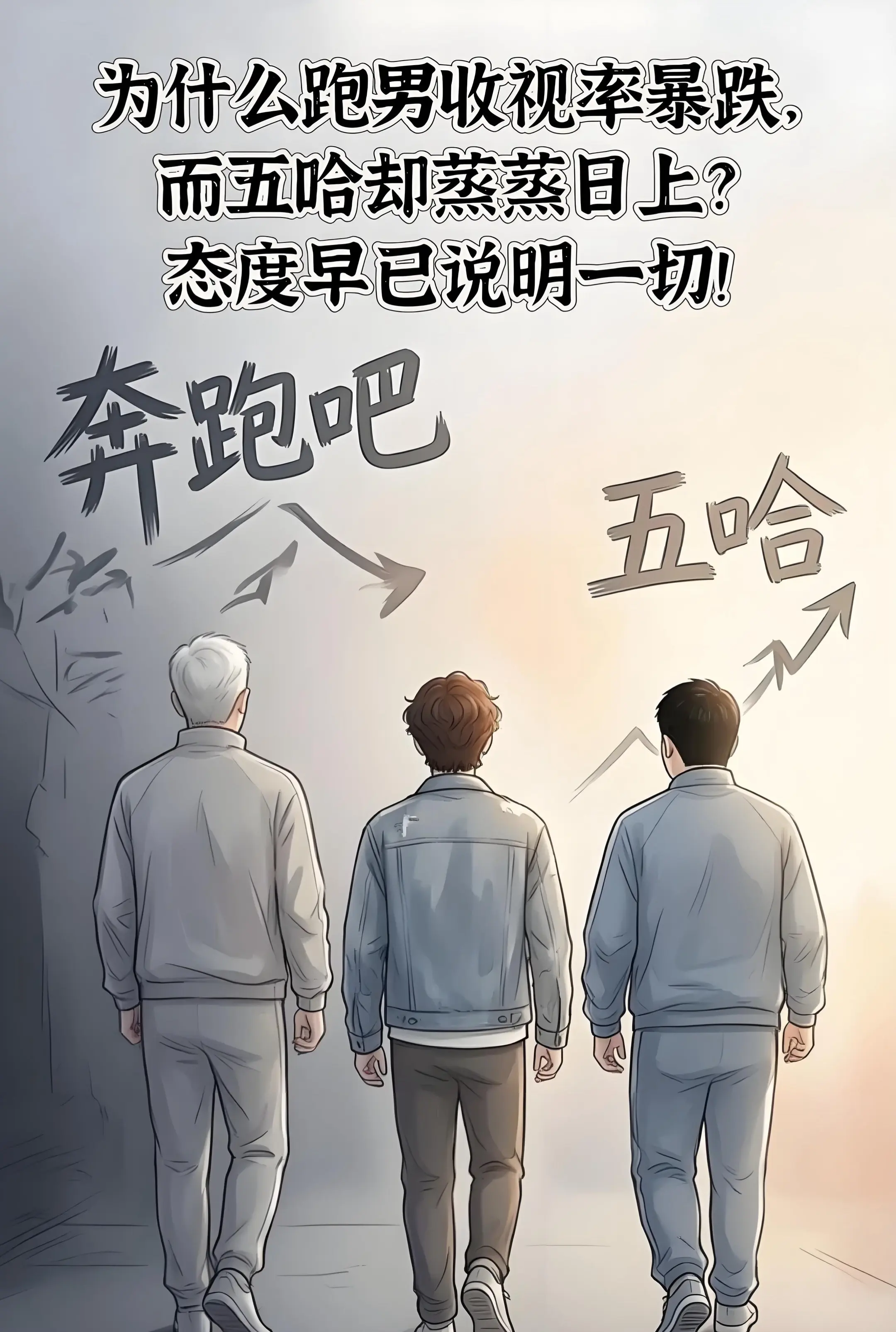 为什么跑男收视率暴跌，而五哈却蒸蒸日上？态度早已说明一切！