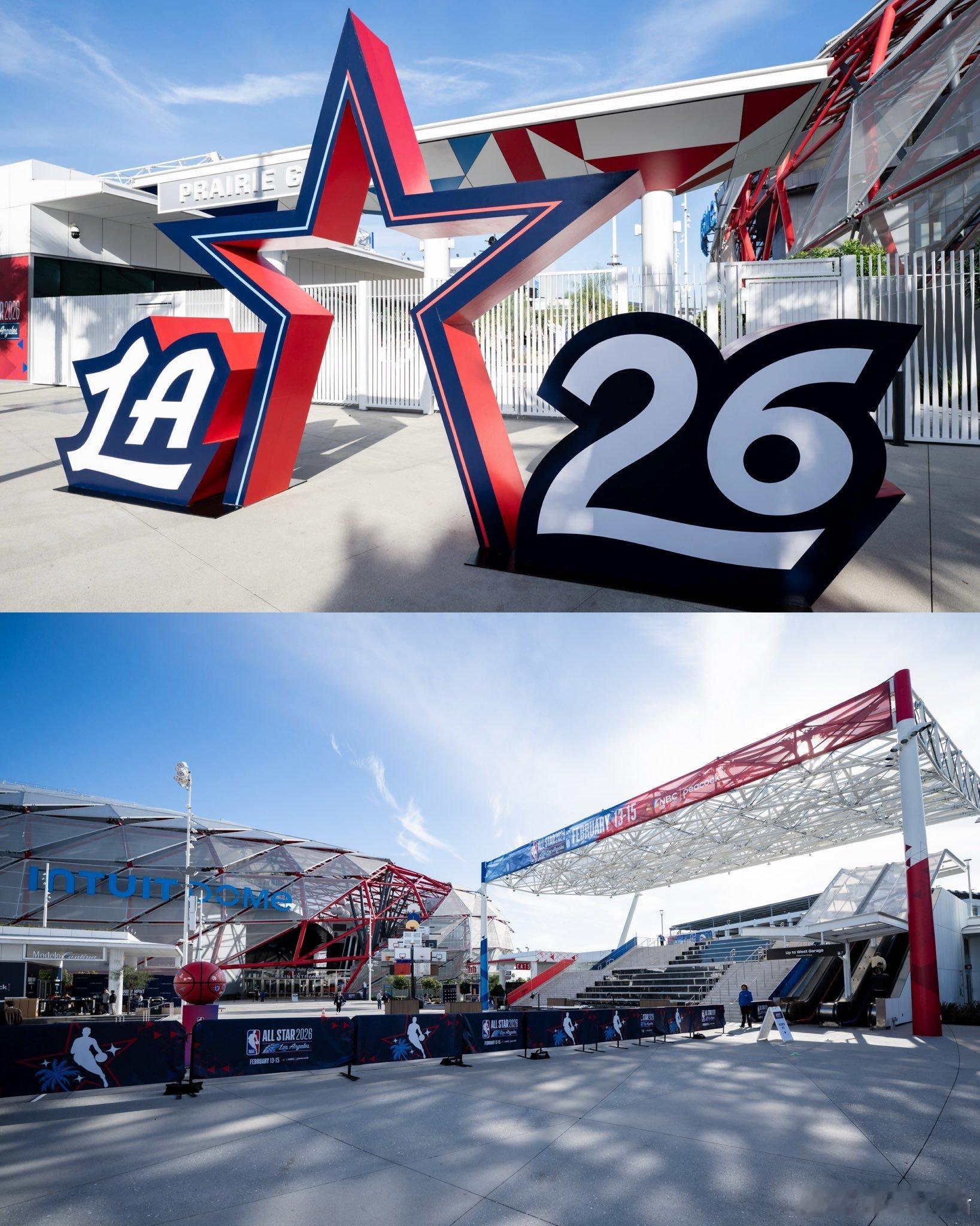 快船主场已经为26年全明星准备好了！！ 