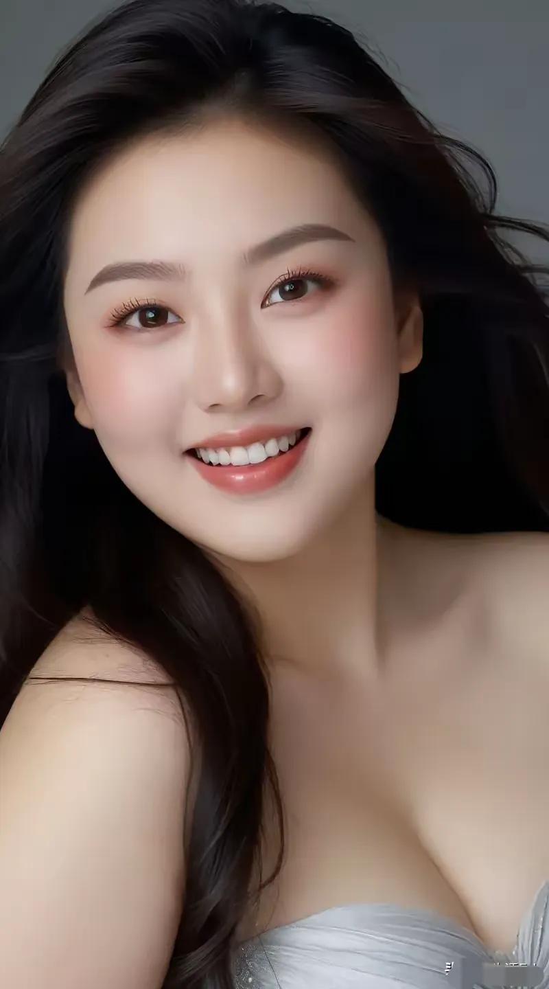 那美貌
恰似春日里
盛开得最为娇艳的
桃花
粉腮带露
双眸犹如清澈的湖水
波光潋
