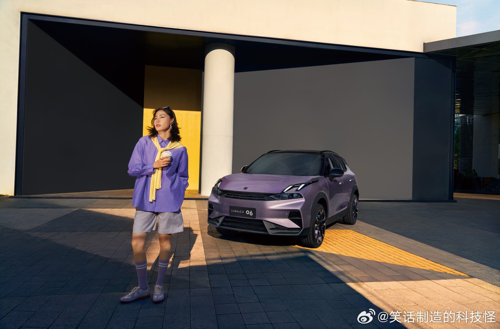 紫色也是春天的代表色 春天的浪漫配色怎么能少了紫色！冲了领克06 Relive×