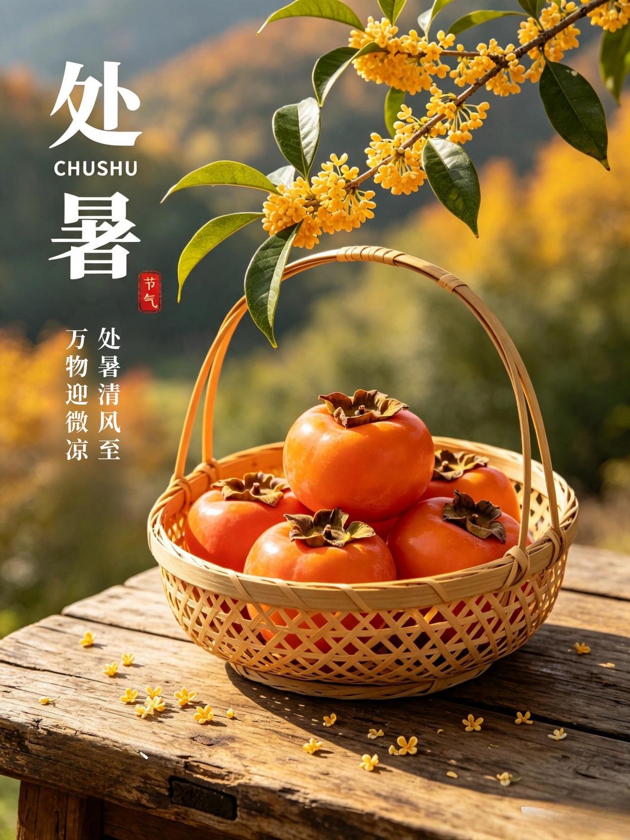 处暑清晨，向您道一声早安🌤️。处暑代表酷暑落幕，不过秋老虎偶尔还会到访，白天依
