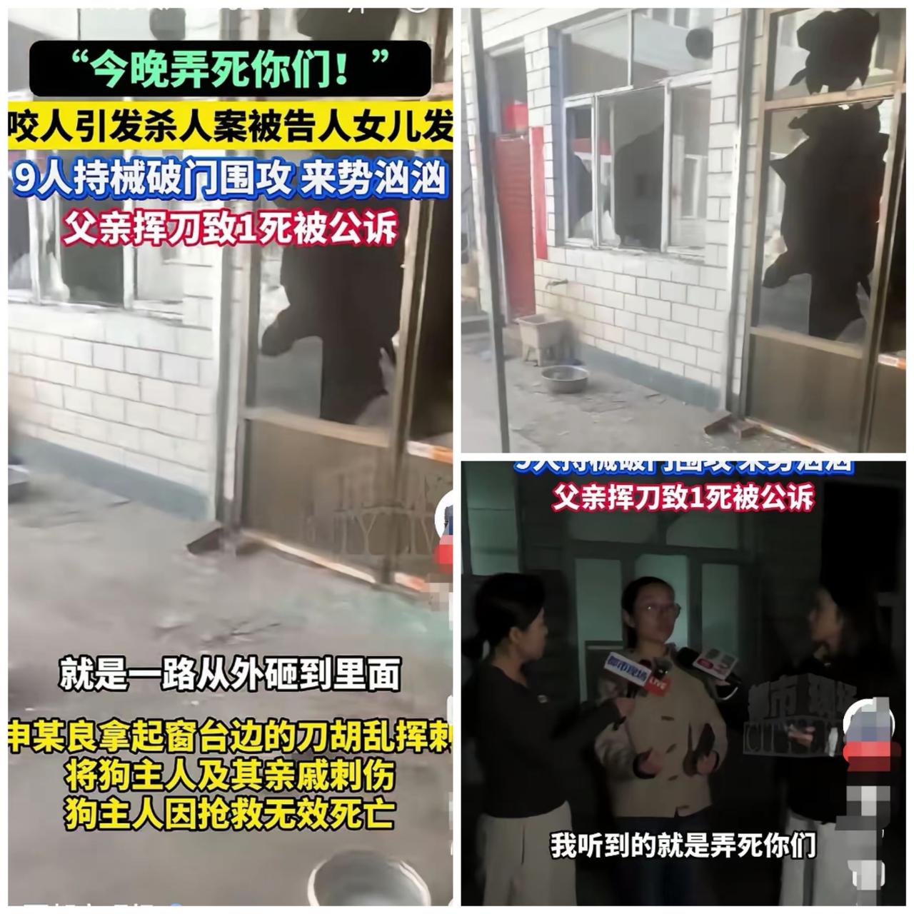 狗主人带9人入室打砸被反杀！“今晚就弄死你们！”9人持械深夜砸门闯民宅反被反杀，