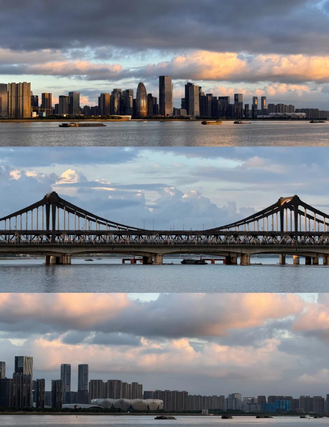 6.15傍晚，杭州的空气夯爆了
城市风云儿 天空是最好看的背景板 变幻莫测的天气