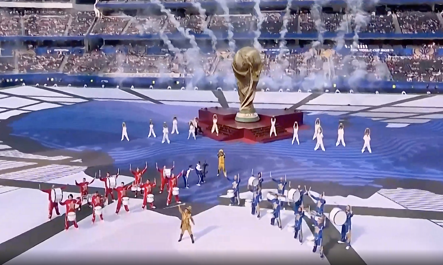 美国世界杯开幕式世界杯 世界杯开幕式美国场开始了！ 