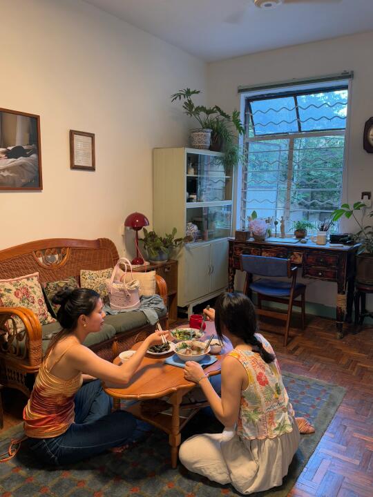 住带院老破小的夏天就像是在过家家