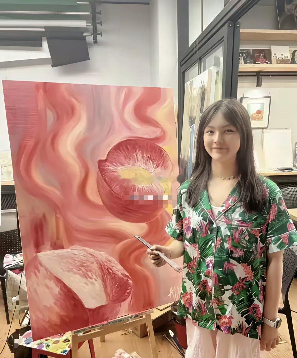 王诗龄一幅画卖145万，你感觉值不值？这算不算艺术家的作品？ ​​​