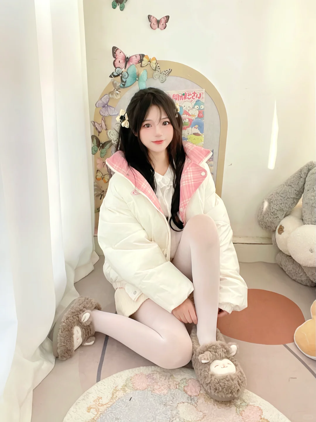 冬天这么穿包暖的