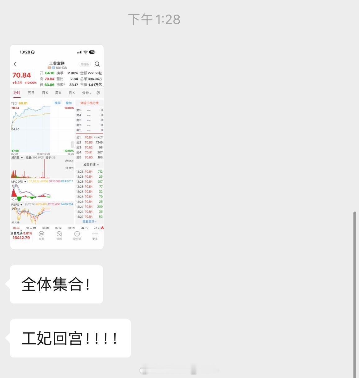 A股 今天真的硬气了一回看看明天川普来了会怎么走势咯 