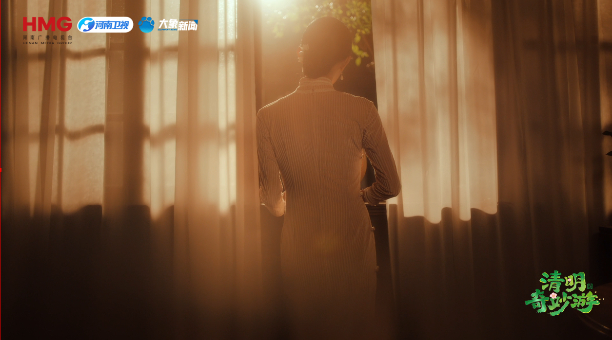 朱洁静舞蹈里的电影质感绝了！朱洁静在清明奇妙游里跳《渔光曲》，舞姿婉转似电影画面