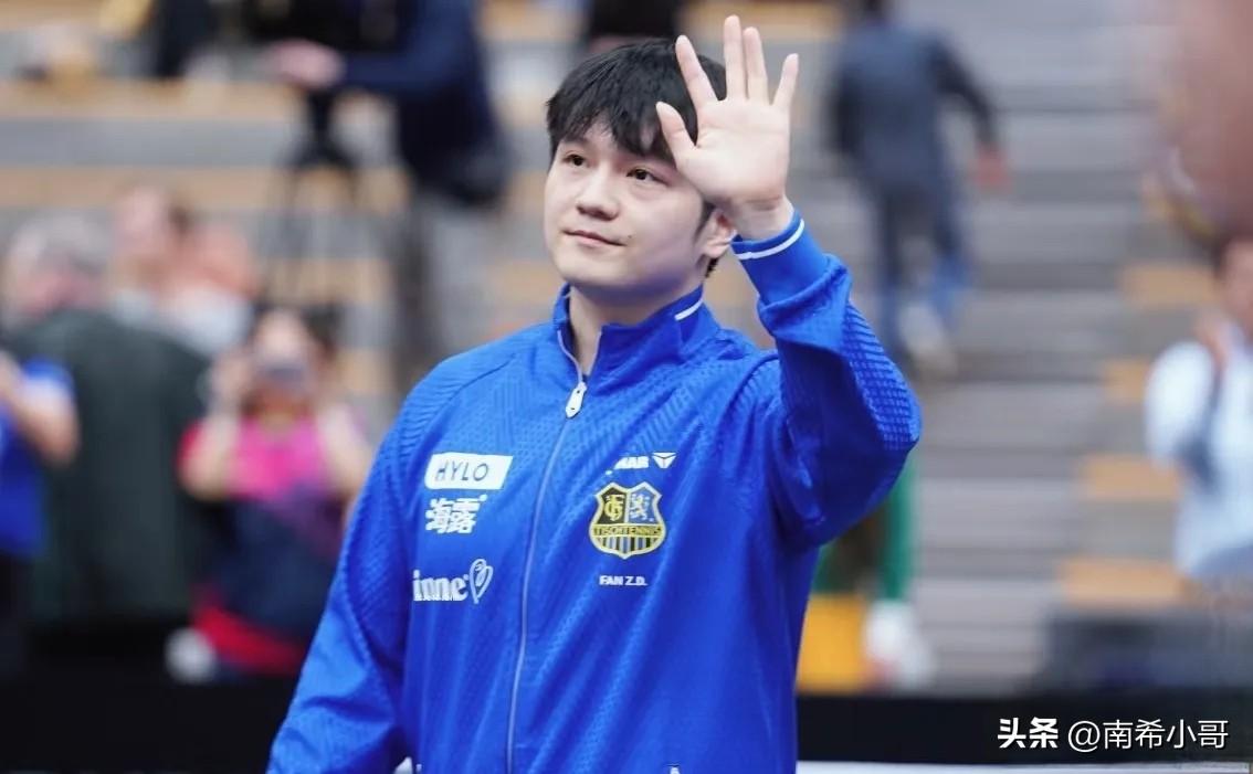 破防了，樊振东在德甲又输球了，
对战福尔达的比赛中，
尽管东哥一人独得2分，
但