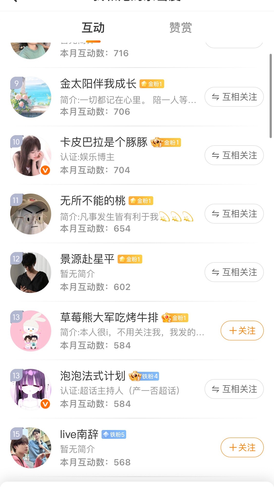 存一下这个月前50[害羞] 爱你们 ​​​