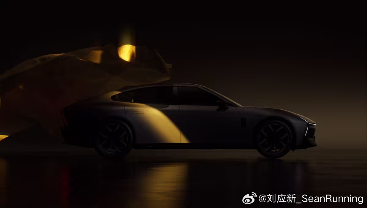 小鹏全新中大型轿跑 E29官方预告亮相，比现款P7更具动感，加入了尾翼以提升空气