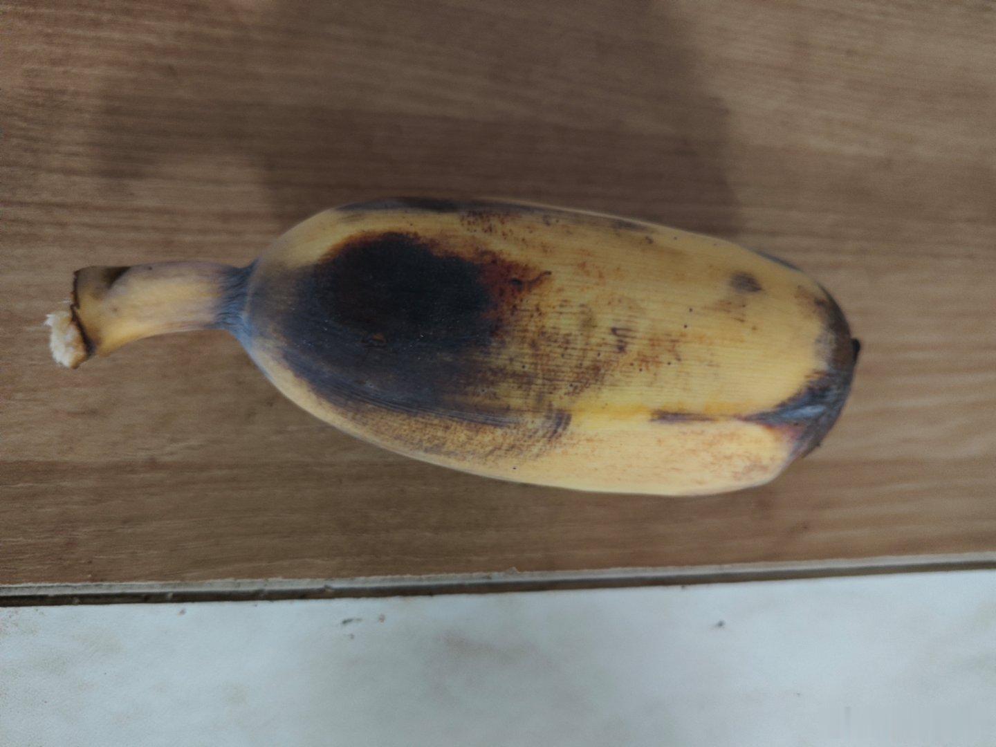 这种矮胖短粗型的本地蕉，挺好吃😋。北方卖的香蕉是海南产的，品种不同，性质不同，