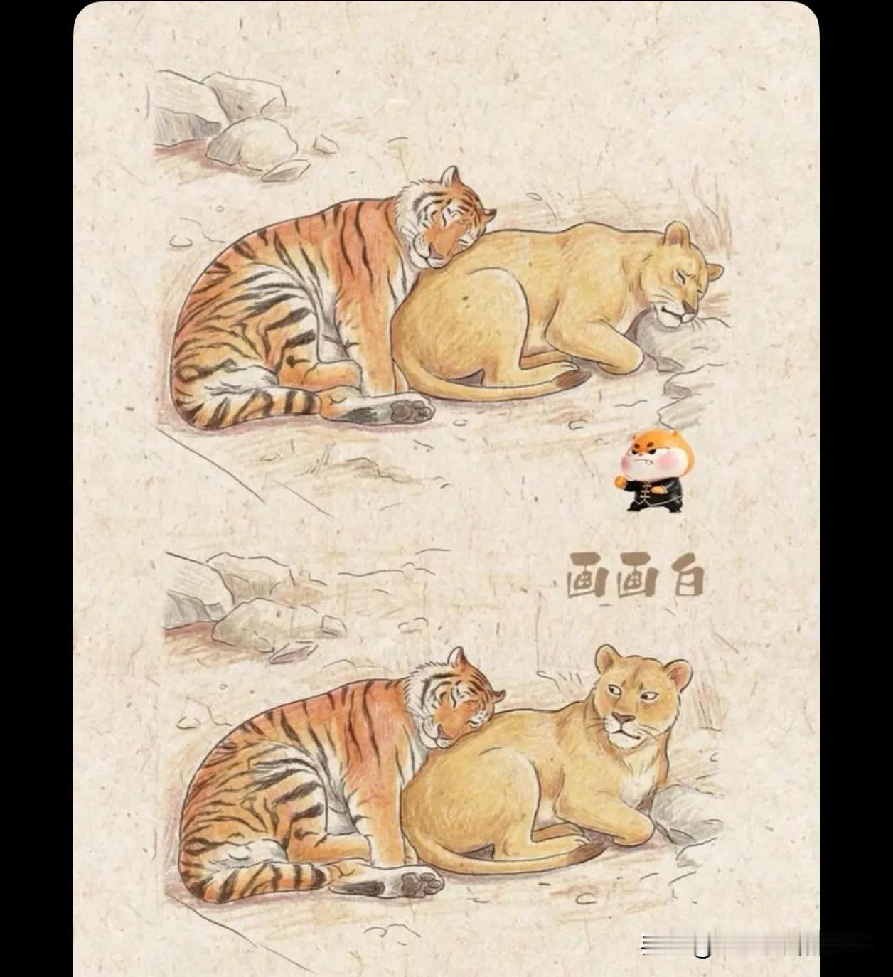老虎和狮子可以谈恋爱？？动物世界栏目说，它们生下来的孩子叫狮虎兽！

 老虎和狮