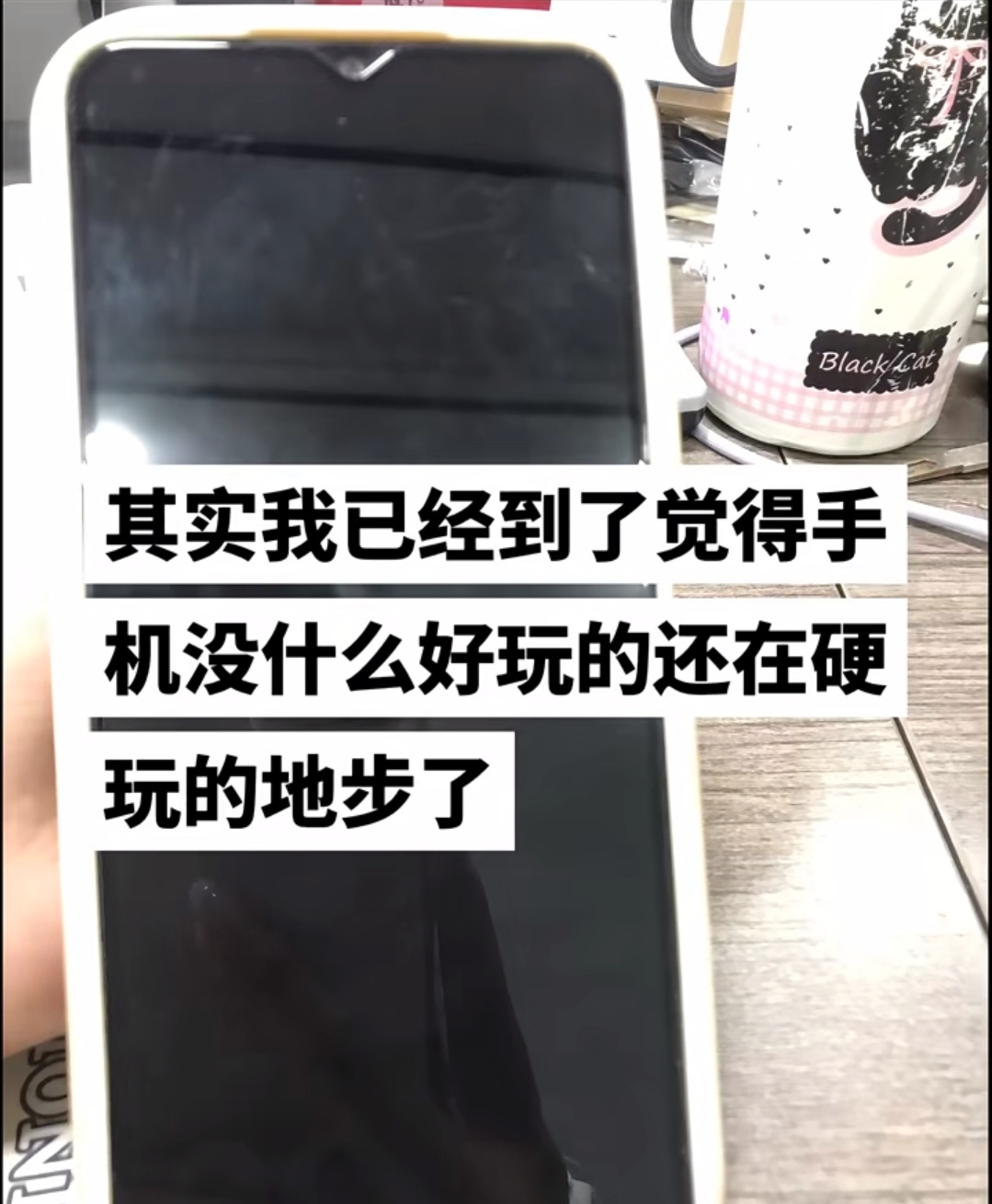 其实我已经到了觉得手机没什么好玩的还在硬玩的地步了 