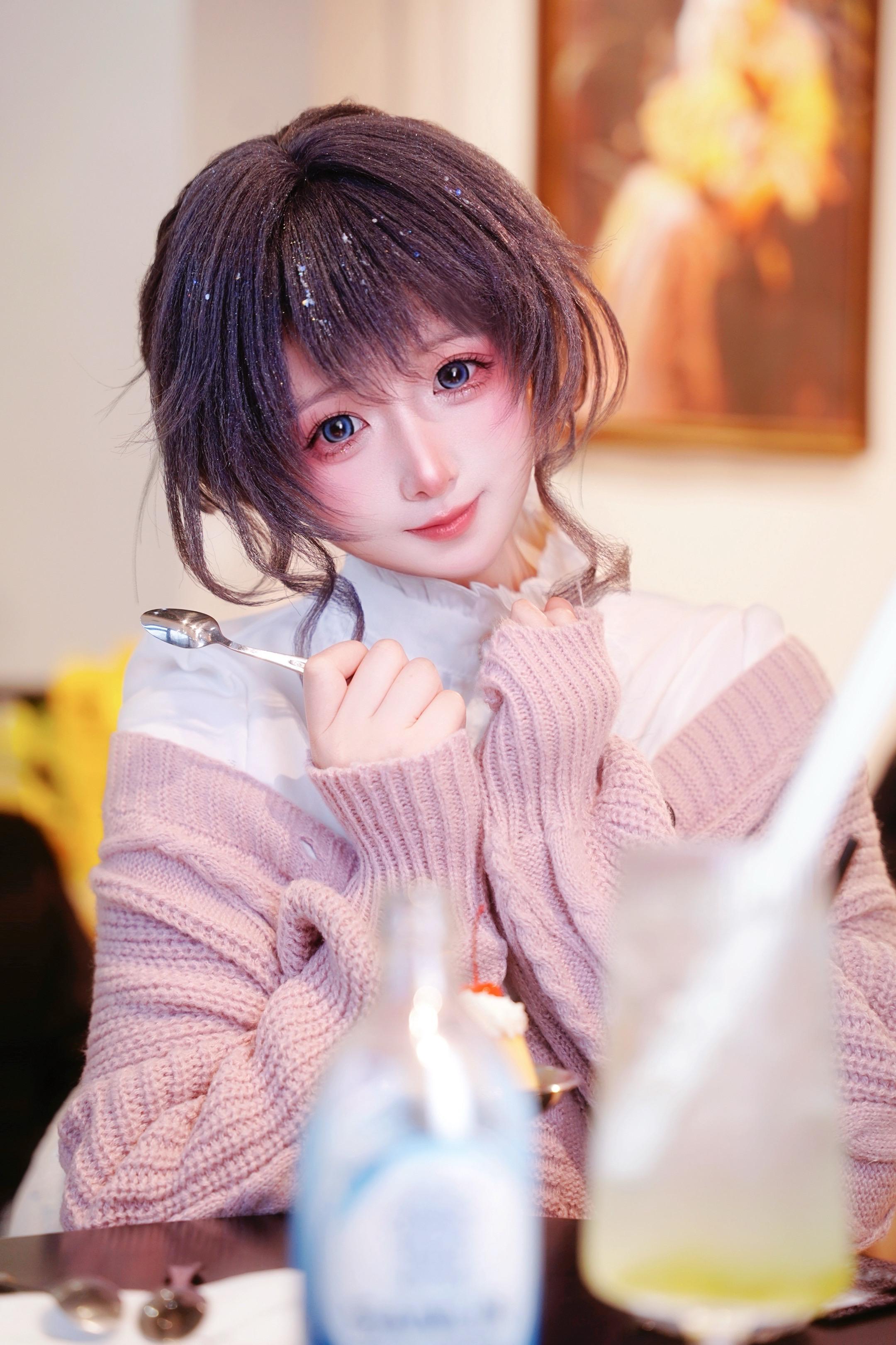 只要想到能和你见面，我就能更加努力了💕。📷