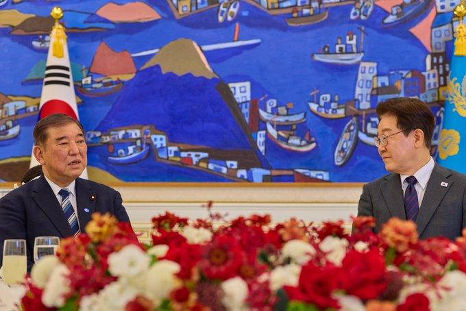 韩国总统李在明最新发文：
去年秋天，在釜山举办的首脑会谈后约半年，再次见到前日本