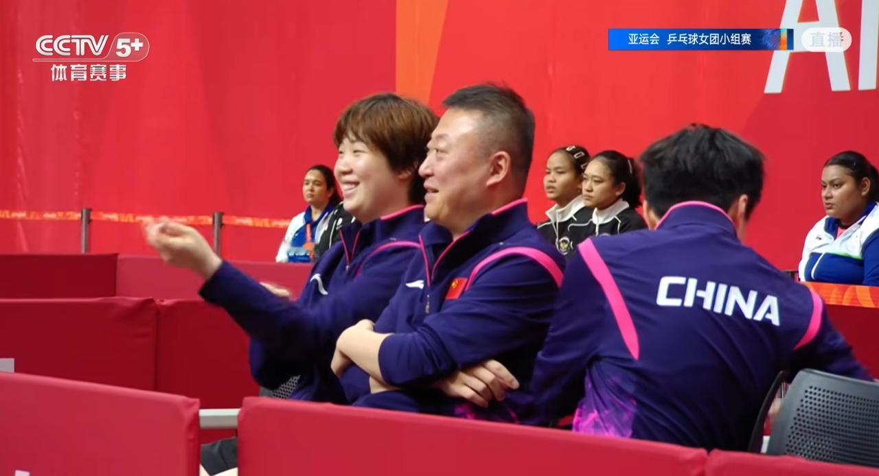 笑死了，亚运会国乒首秀，陈熠竟然担任一单，本以为会是场紧张的比赛，没想到场上的马