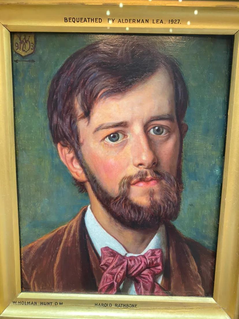 一百年前的油画！