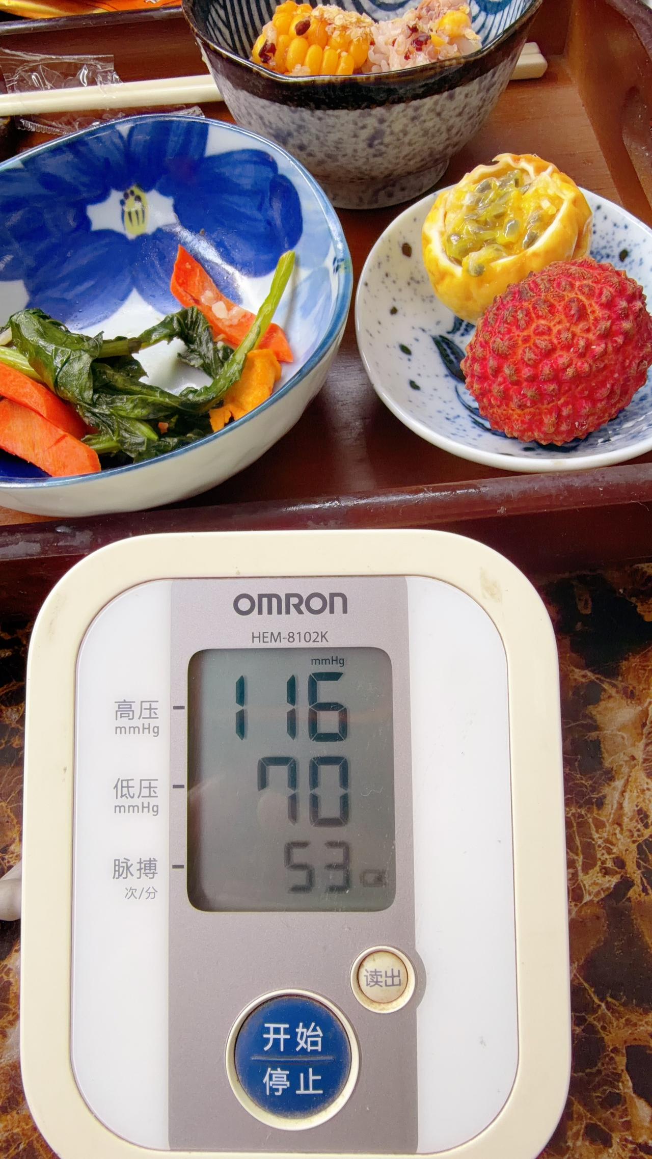 会吃会练血压正常心率好