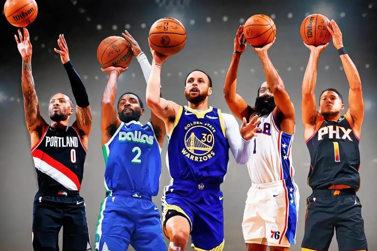 不偏不倚，NBA现役球员中，投射能力最强的球员是以下这五位：

★达米安-利拉德
